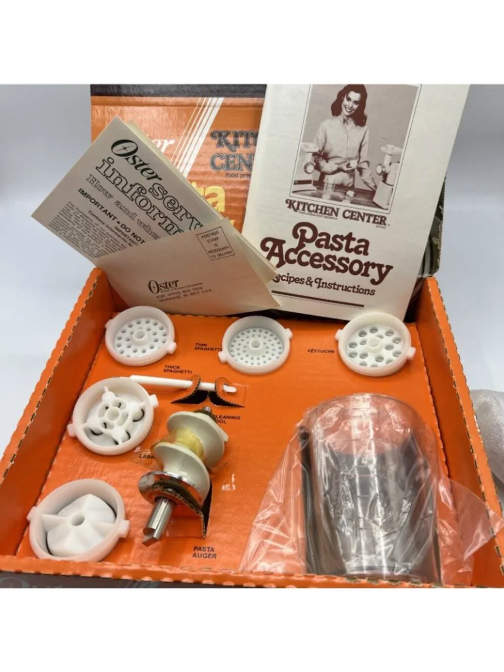 Oster Kitchen Center Pasta Accessory Meat Food Grinder Attachment 939-65